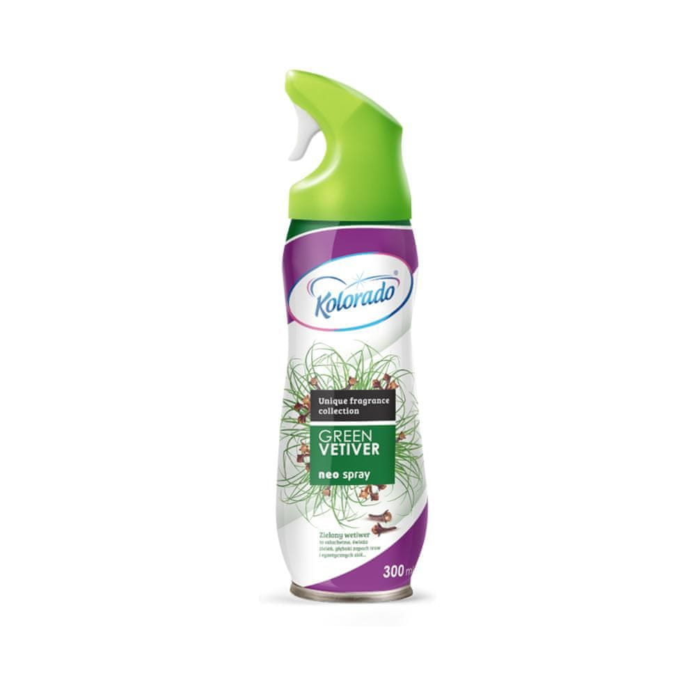 Kolorado Sprejový osviežovač Neo Spray - vôňa Green Vetiver, 300 ml